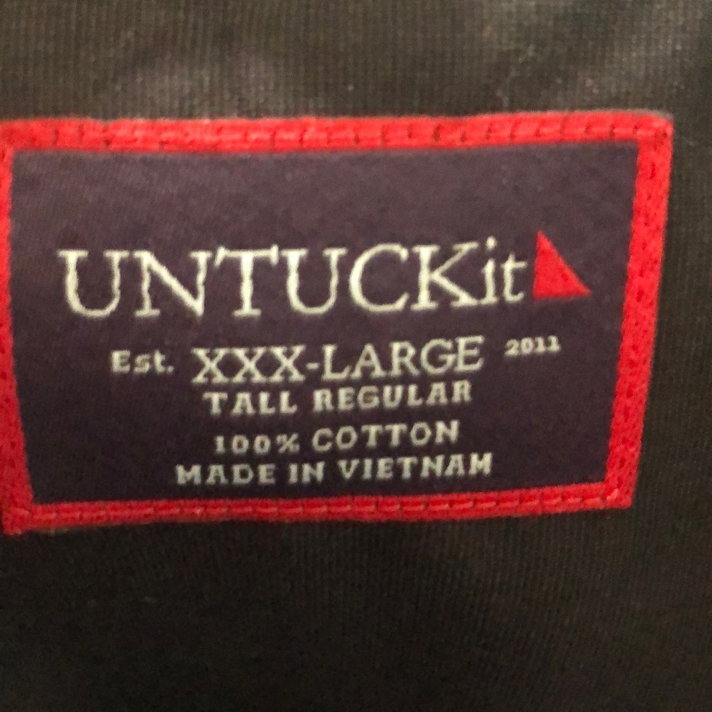 Untuckit Solid Black Button Up Shirt. - image 3
